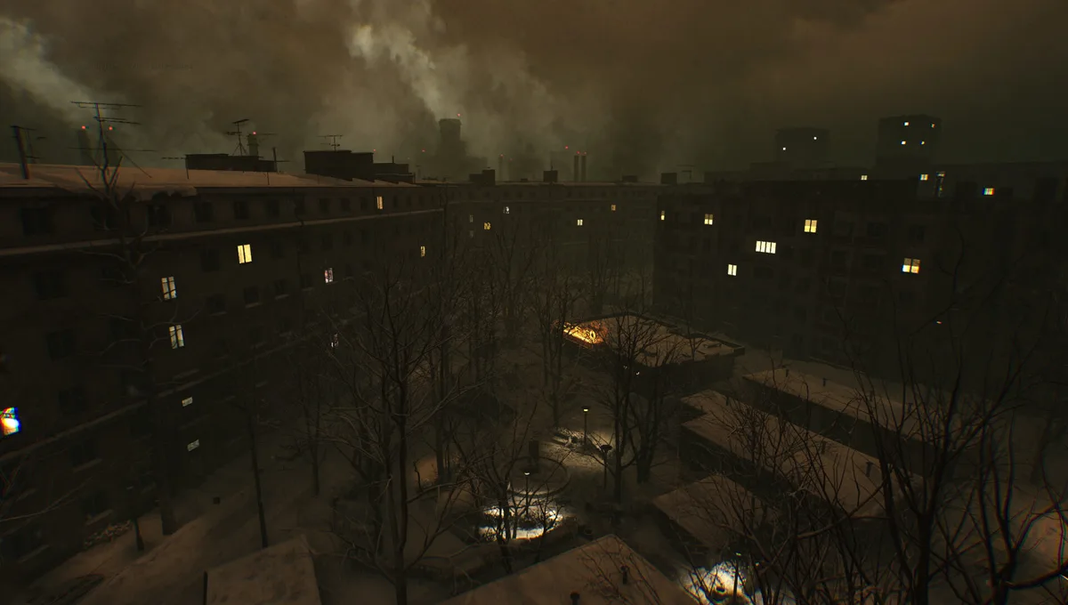 Nowohuckie osiedle nocą